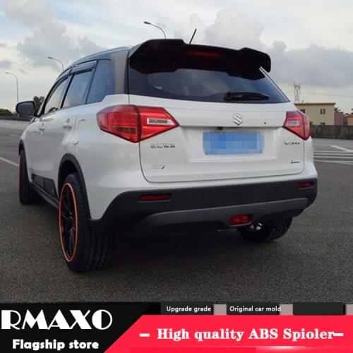 For SUZUKI VITARA Spoiler 2014-2017 VITARA SPOILER High Quality ABS Material Car Rear Wing Primer Color Rear Spoiler