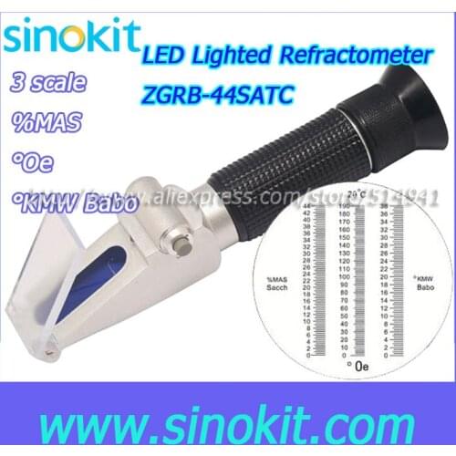 Convenient Built-in LED Light Source Brix Refractometer - ZGRB-44SATC