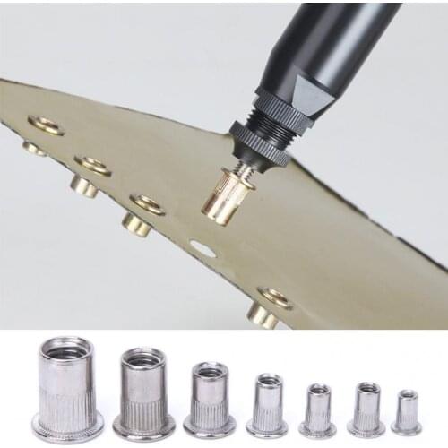 Pull Rivet Nut 165 Pcs Rivet Nut Stainless Steel 304 M3~M10 Pull Rivet Nut Compartment Kit