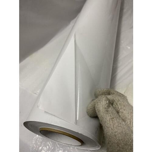 Factory price good quality 140G 10s eco solvent transparent vinyl 1.07m/1.27m/1.37/1.52*50m for sell