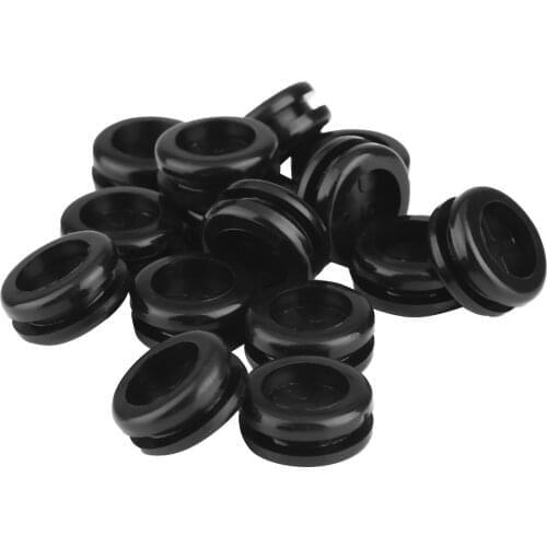 15Pcs Double-Sided Round Synthetic Rubber Grommets Waterproof Wire Protection Tool Firewall Plug Sealing Grommet