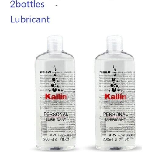 2bottles 200ml Lubricant for Sex Cream Sex Super Capacity Viscous Lube Water Based Oil Lubricant Anal Adult For Gay Lubricants