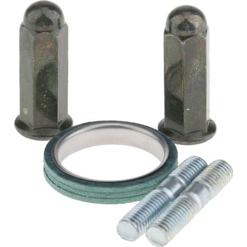 2 Sets Exhaust Studs Nuts Gasket Set For GY6 50cc 70cc 125cc 150cc QMB139 Scooter