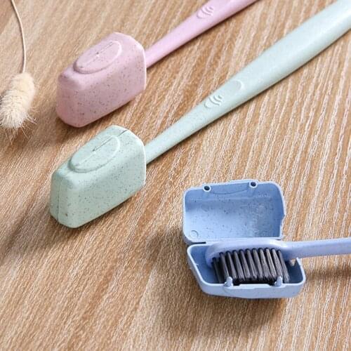 4Pcs Portable Toothbrush Cover Case Protect Hike Brush Cleaner Travel Set Protective Protectors Health Germproof Brush Case