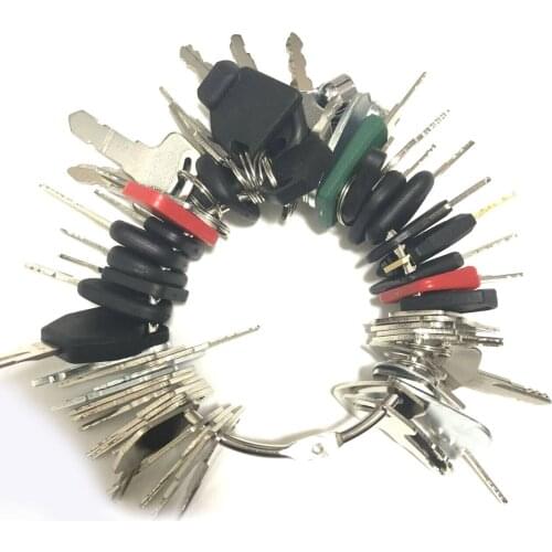57pcs Heavy Equipment Key Construction Ignition Key Fit For Kubota Caterpillar JCB