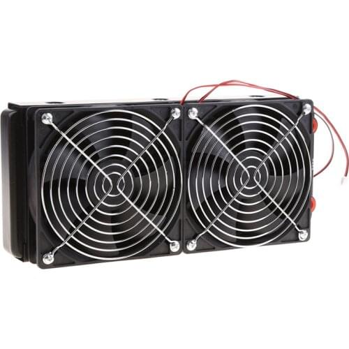 Aluminum G1/4 240mm 2 Fans Radiator Computer Desktop Water Cooling Thick 60mm for Computer CPU Cooling System High Quality C26
