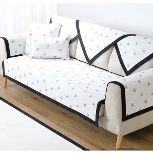 Nordic Style Sofa Cover Four Seasons Universal Modern Minimalist Fashion Cushion Winter Non-slip Cushion Thick Plush