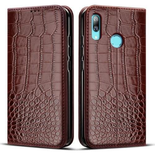 Case For Huawei P30 Lite Case flip Crocodile texture leather case For Huawei p30 Lite cover with card holder