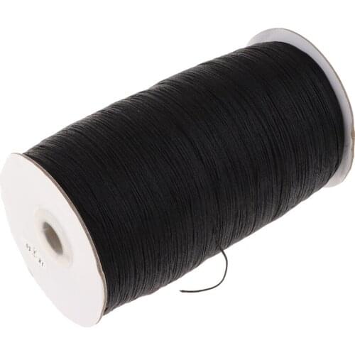 Black Elastic Cord Stretched String for Jewelry Making Sewing Crafts