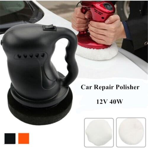 12V 40W Car Waxing Machine Electric Gloss Paint Polishing Machine Vehicle Maintenance Supplies Self-Service Car Repair Polisher