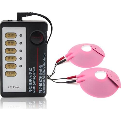 EXVOID Male Cock Ring Sex Shop SM Bondage Sex Toys for Women Nipple Massage Electrical Breast Stimulation Electric Shock