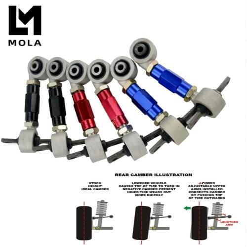 Rear Camber KiT 10mm Hole for Honda Civic EK/EG (blue,red,black)