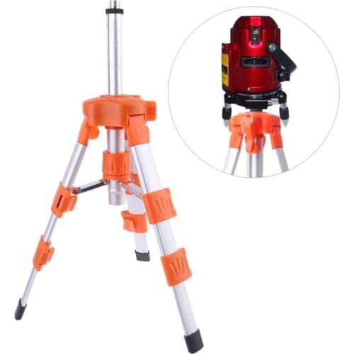 Lightweight Aluminum Tripod Tripod for Laser-Level and with Bubble Level & 5/8" Screw Mount