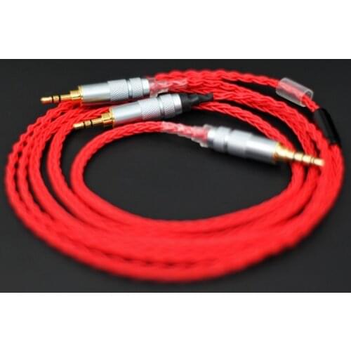 HE400i HE1000 HE500 he560 HE400 D7200 Headphone Upgrade Line Balance Line 7N single crystal copper 8share