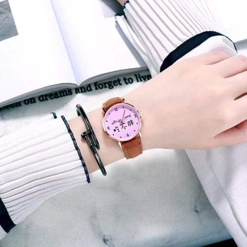 2021New girl watch female Korean version of simple fashion students small and fresh small lady watch gift fashion wrist watch