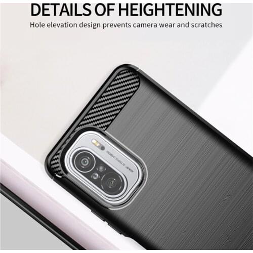 For Xiaomi Mi 11X Pro Cover For Mi 11X Pro Capa Carbon Fiber Back Shockproof Bumper TPU Soft Case For Mi 11X Pro 11X Fundas 6.67