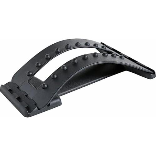 Adjustable Stretch Equipment Fitness Back Stretcher Massager Stretcher Waist Lumbar Spine Support Pain Relief Corrector