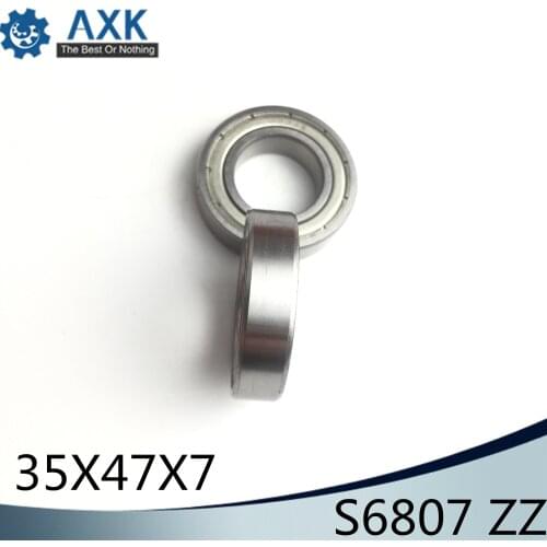 S6807ZZ Bearing 35*47*7 mm ( 5PCS ) ABEC-1 S6807 Z ZZ S 6807 440C Stainless Steel S6807Z Ball Bearings