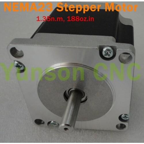 NEMA23 hibrid stepper motor 200 micro steps torque 188 oz-in 78mm 3A 6lines