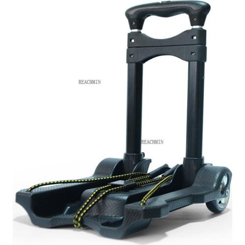 Foldable Hand Sack Wheel Trolley Folding Truck Barrow Cart Travel Luggage Shopping Cart Portable Home Use