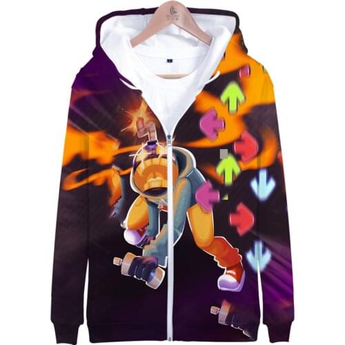 Friday Night Funkin 3D Prints Zipper Hoodies Women/Men Fashion Long Sleeve Hooded Sweatshirt Hot Sale Streetwear Clothes