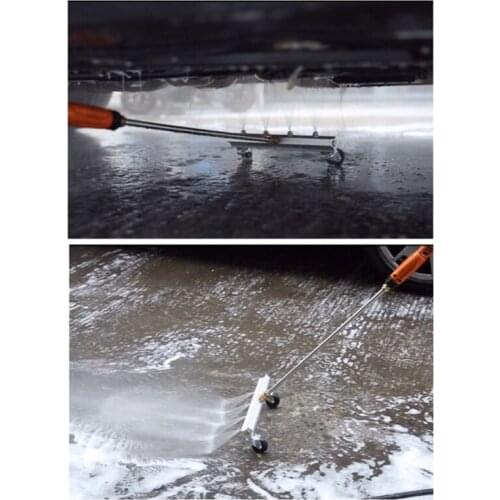 Car Undercarriage Pressure Washer Accessories Rotatable Roller Design Suitable for Cleaning Car Chassis Roads Dust 6XDB