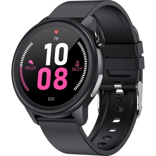 Winait E80 Body temperature digital smart watch with touch display and bood pressure