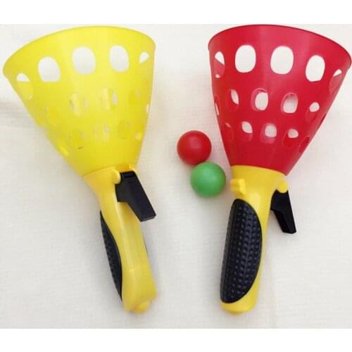 2 pcs/set Kindergarten childrens educational toys docking ball outdoor parent child sports toys stretch throw racket bouncing