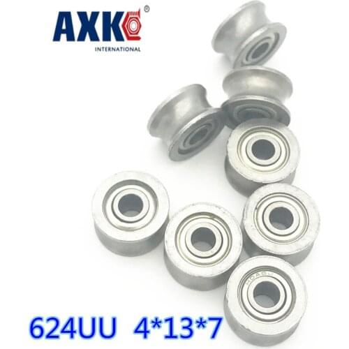 2019 Limited Sale Thrust Bearing Free Shipping 10pcs 624uu Groove Deep Ball Bearing 4x13x7mm For 5.5mm Shaft Chrome Steel
