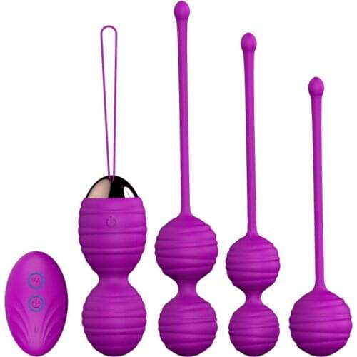 3/5Pcs Postpartum Repair Vaginal Shrinking Tight Ball Exercise Women Sex Toy