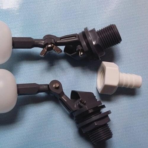 4Pcs 1/2 Inch Mini Stable Float Ball Valve with Adjustable Arm Automatic Fill Feed Humidifier Tank Water for Aquariums