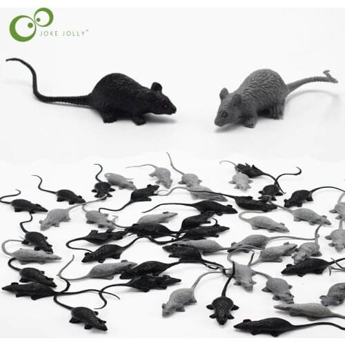 5/10Pcs Funny Tricky Joke Fake Lifelike Mouse Model Prop Halloween Gift Toy Party Decor for Kids Novelty Toys for Kids Gift ZXH