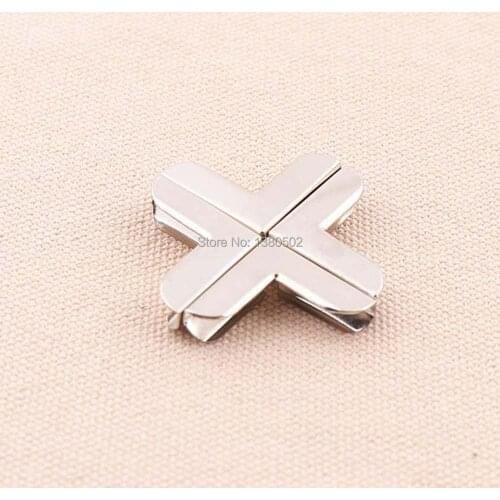 50pcs 24mm silver color corner protector for notebook Scrapbooking hardware accessories