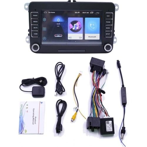 7inch Car MP5 Player FM Bluetooth 1 Din for VW Android One Din GPS Navigation Integrated Player Steering Wheel Control