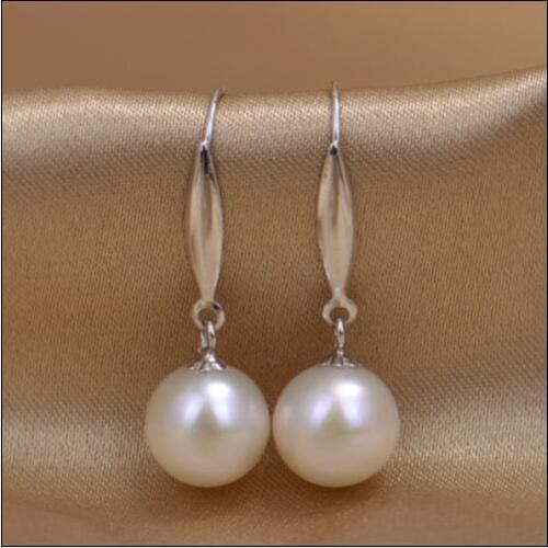 AAA10mm perfect round Australia south sea Pearl Earrings girls for women