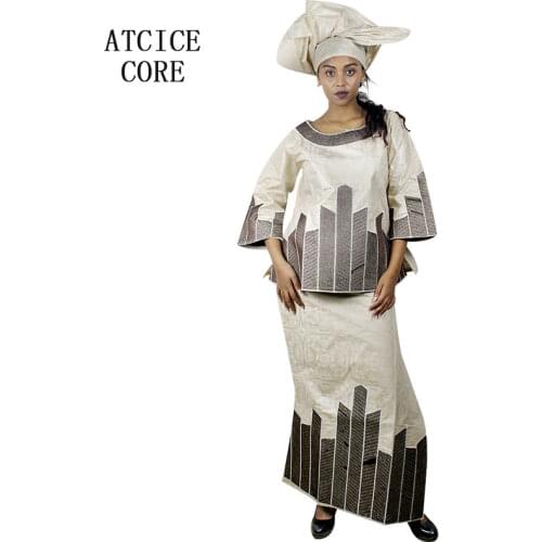 African lady dresses dashiki embroidery design long dress