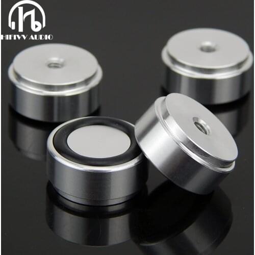 Aluminum feet pads for HIFI audio amplifier Speaker chassis Machine feet Mats Pads Diameter 20mm height 10mm