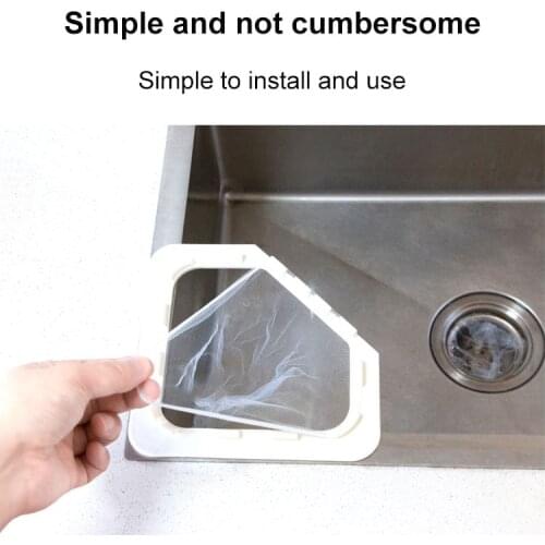 Kitchen Sink Anti Blocking Leftovers Drain Rack Pool Disposable Soup Separation Filter Net Bag Portable Garbage Net Bag Dropship