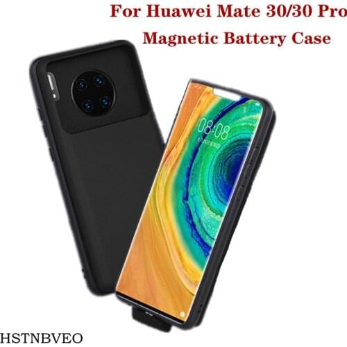 KQJYS Magnetic Battery Charger Cases for Huawei Mate 30 Portable Power Bank Battery Charging Cover For Mate 30 Pro Battery Case