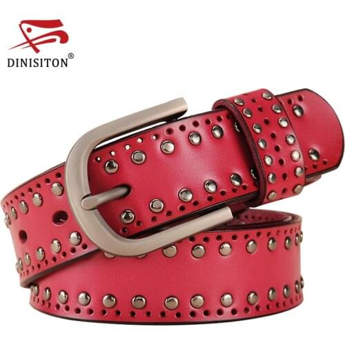 DINISITON Women's Leather Belts