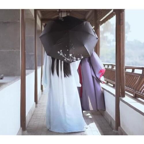 Grandmaster of Demonic Cultivation Wei Wuxian Lan Wangji Umbrella Sun Rain Umbrella Sunshade Cosplay Prop Decor Boy Girl 1pcs
