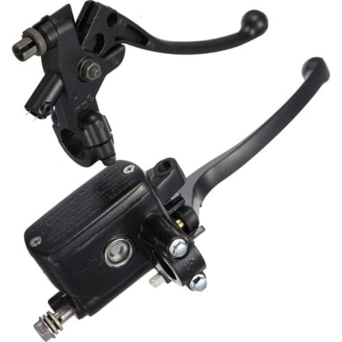 Motorcycle 7/8" Aluminum Hydraulic Brake Master Cylinder Clutch Lever Dirt Bike