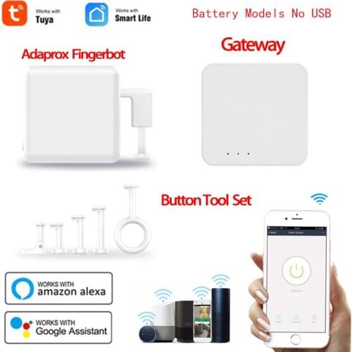 New Tuya Adaprox Fingerbot The Smallest Robot Smart Switch Smart Life Adaprox Smart Mechanical Arms Work With Alexa Google Home
