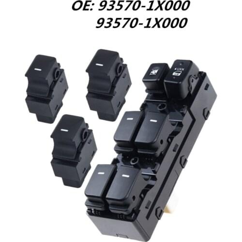 1PC High Quality 93570-1X000 93570-1X000 New Electric Power Window Master Control Switch For Hyundai Kia 935701X000 X935801X000