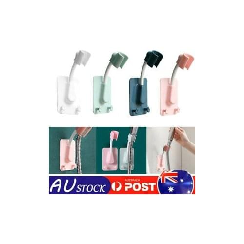 Adjustable Shower Head Holder Self Adhesive Shower Bracket Base Bathroom Wall Rack Shower Head Handset Bathroom Accessories