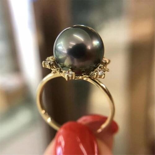 S925 Sterling Silver Adjustable Ring Settings Base Blank Jewelry Findings Fit Half Hole Pearl DIY Women Ring Making Accessories