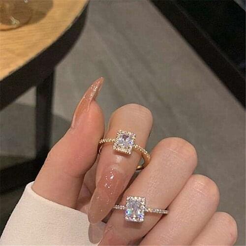 Shiyuefangfei Rings With Crystals