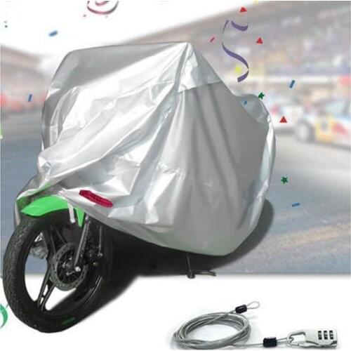 Universal Motorcycle Cover Waterproof Outdoor Rain Dust UV Protector Scooter Motor Motorbike Cover 220x95x110cm
