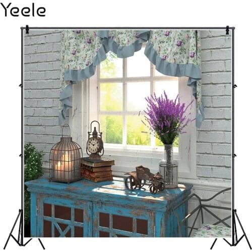 Yeele Room Home Window Flower Scene Baby Birthday Background Wedding Photography Backdrops Vinyl Photophone Photo Studio Props