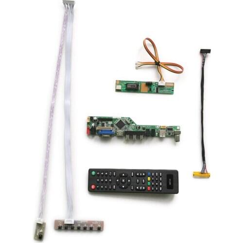 LCD display control board For B150XG01/B150XG02/B150XG05/B150XG07/B150XG08 screen 1024*768 1CCFL kit LVDS 30-Pin VGA+AV+USB